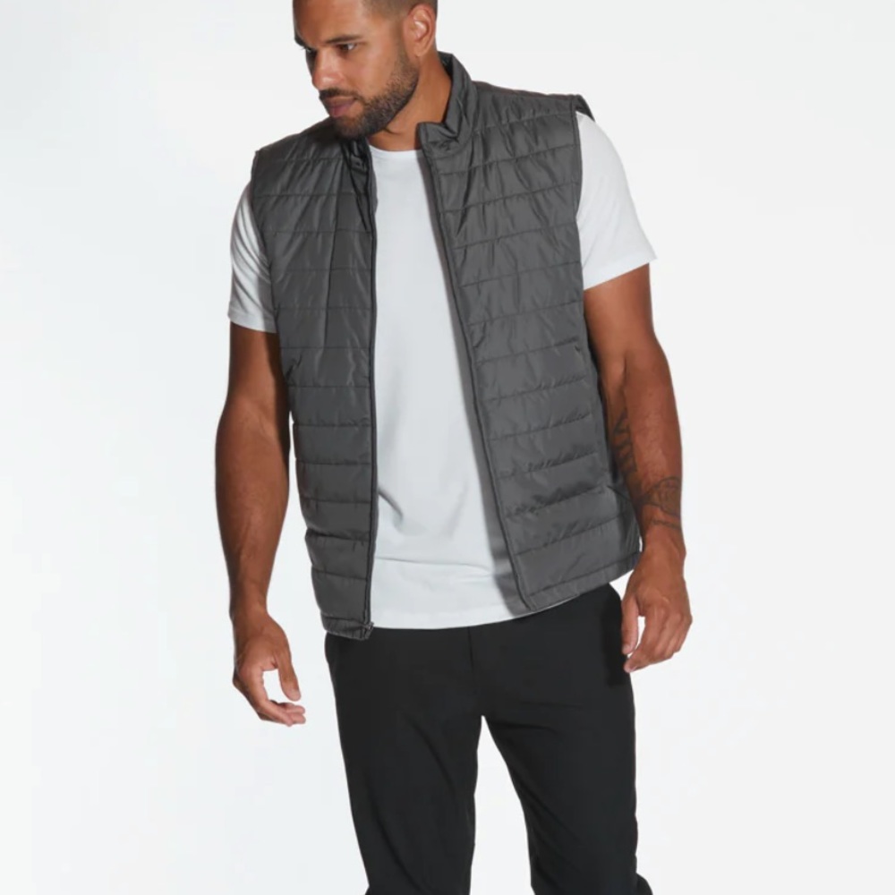 Cuts Insulated Power Vest | Charcoal Signature-fit PrimaLoft